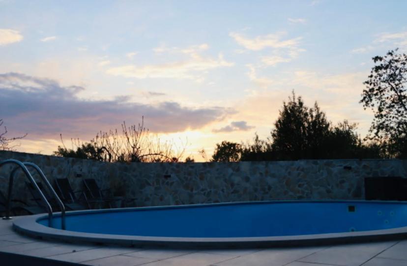 Iva Apartman Sa Bazenom Donji Zemunik Exterior photo